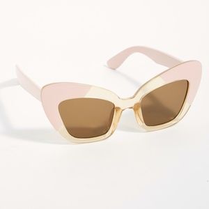 Free People Extreme Cat Eye Sunglasses by I Sea